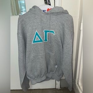 Gray Delta Gamma sweatshirt